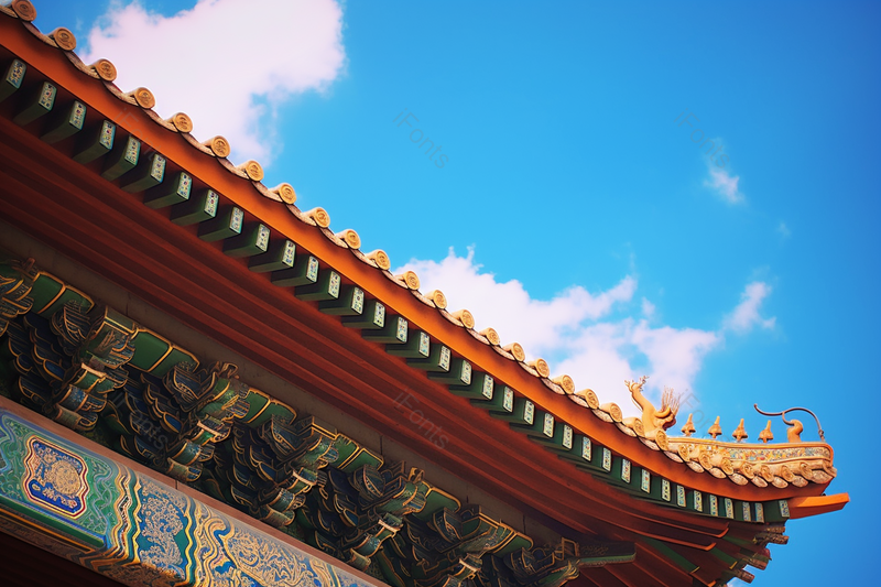 壮阔古建筑屋檐古风建筑传统文化古迹,高清,摄影图,摄影图片,图片大全,摄影图免费下载